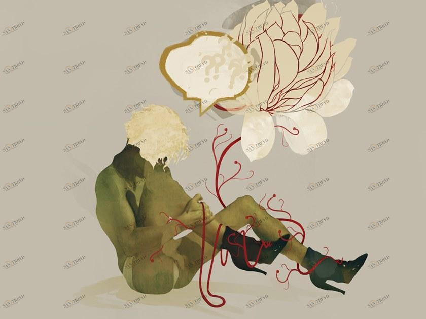 MOMENTI Авторский художественный принт Crazy home paintings Dh-012