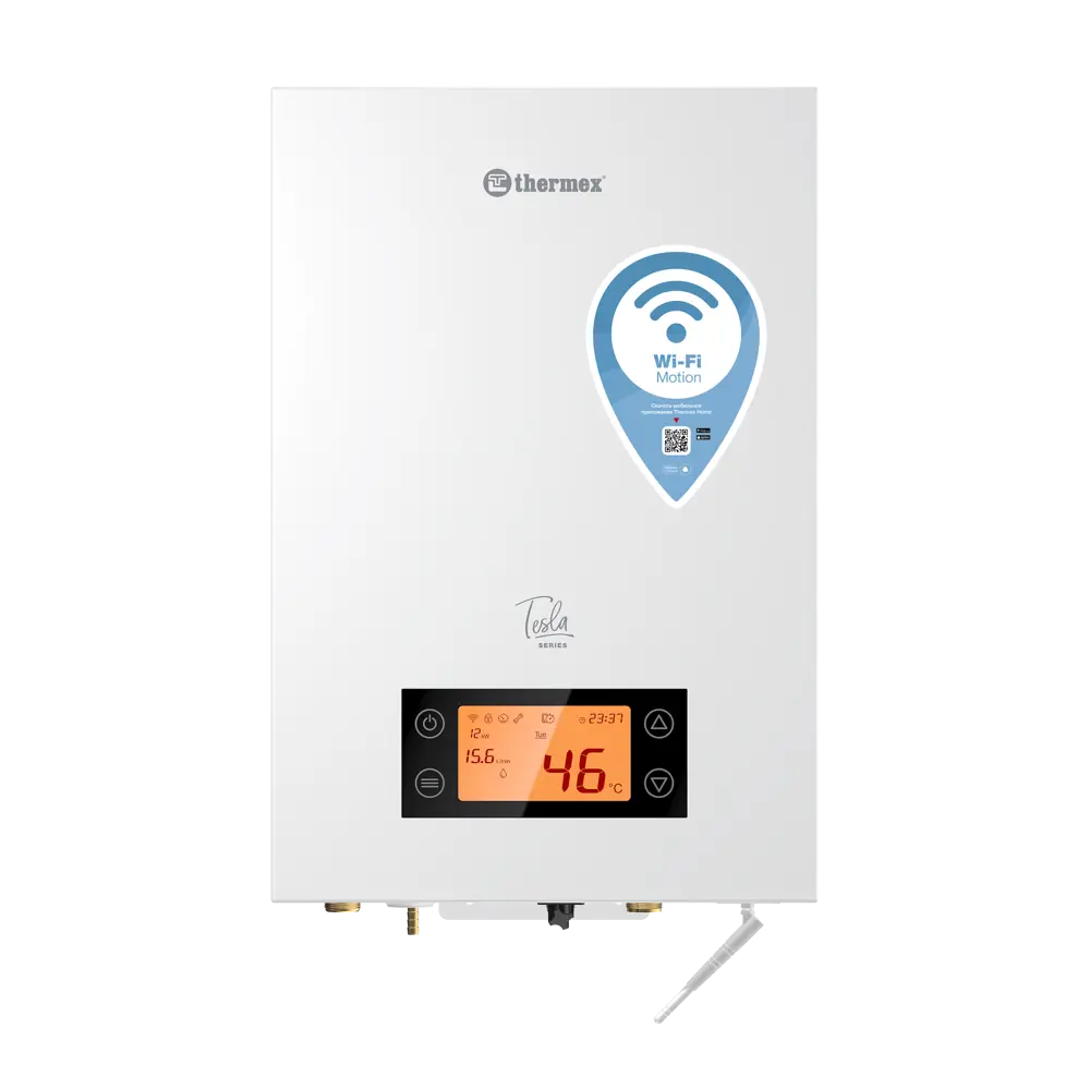 Электрический котел 12 кВт Thermex Tesla 6-12 220/380 В одноконтурный настенный Wi-Fi 83630961 STLM-2022224 