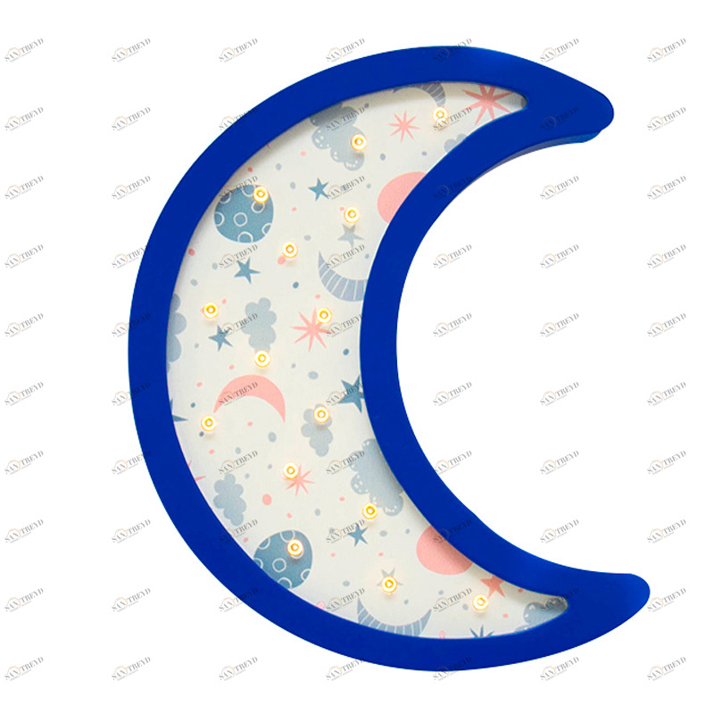 Детский светодиодный ночник "Луна" синий БЕЛЬМАРКО  327363 Синий Santreyd 