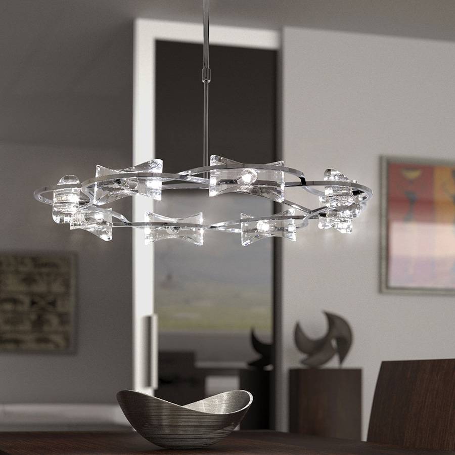 Подвесная люстра Mantra Krom 0888 MANTRA ДИЗАЙНЕРСКИЕ, KROM CHROME 055869 Хром  - Вид №2