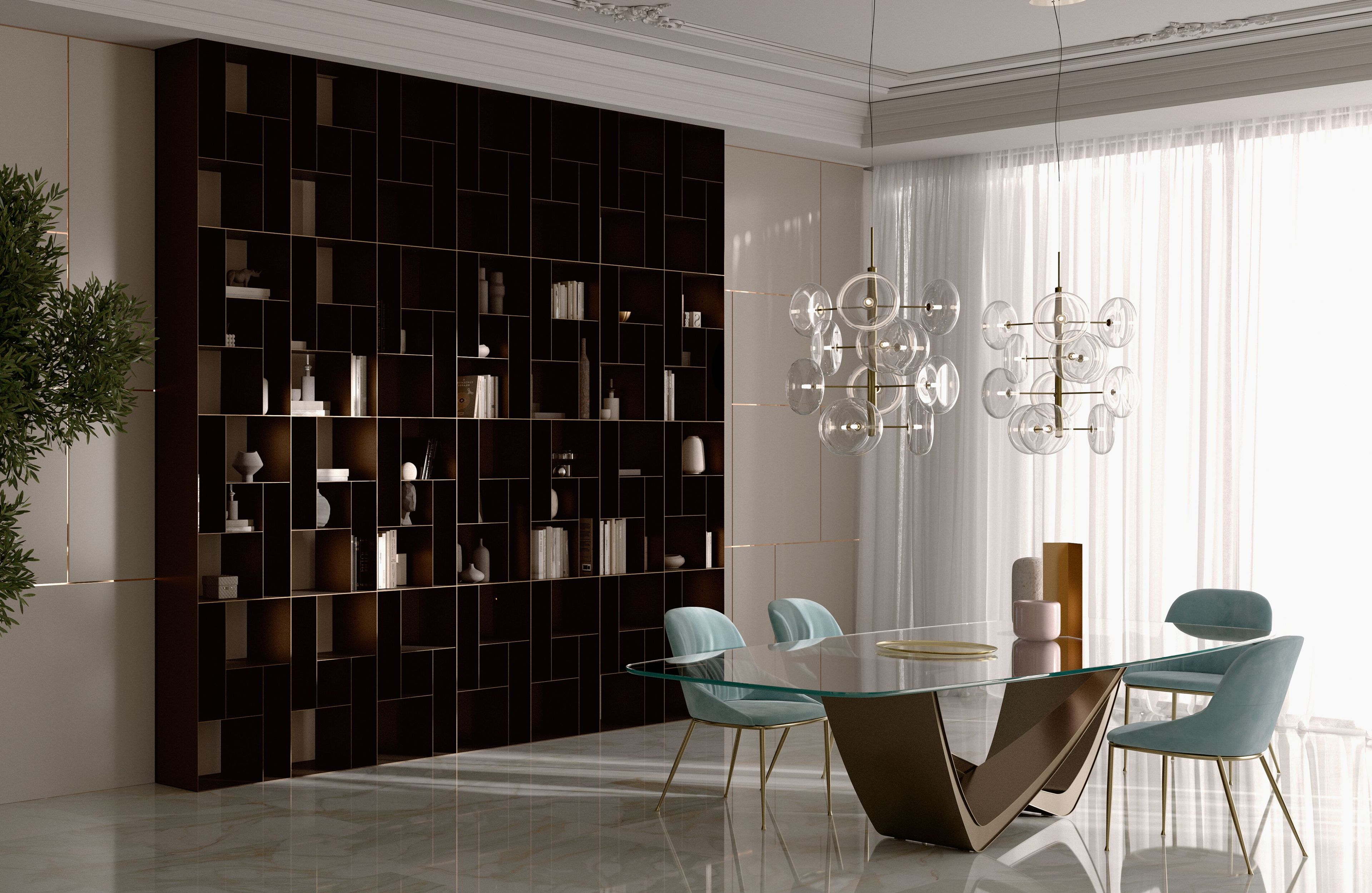 Стальная модульная Книжная полка Bontempi Casa ATENA ARCH-00049683 - Вид №4