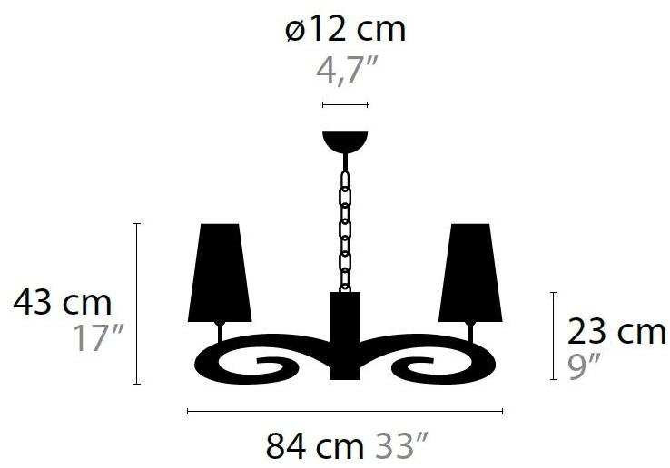 ILFARI Подвесной светильник из металла Lazy sunday 11410/11411/11414 - Вид №3