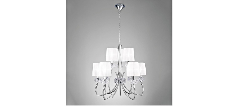 004334 Люстра 9L (хром) Mantra Loewe - Вид №11