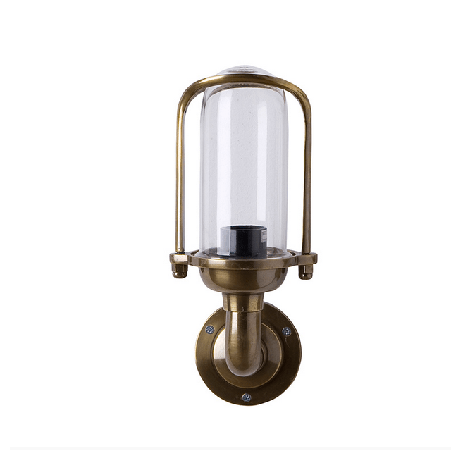 Бра Wolseley от Eichholtz латунь 105898 EICHHOLTZ ПОД СТАРИНУ, ФОНАРЬ 059785 Золото;прозрачный  - Вид №1