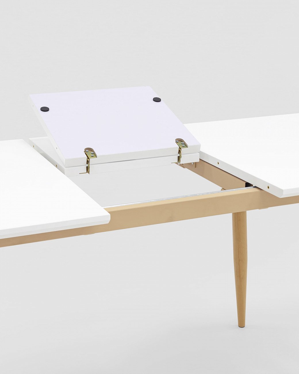 Стол обеденный раздвижной белый 120-160 см "Стокгольм" STOOL GROUP  00-3958848 Белый  - Вид №5