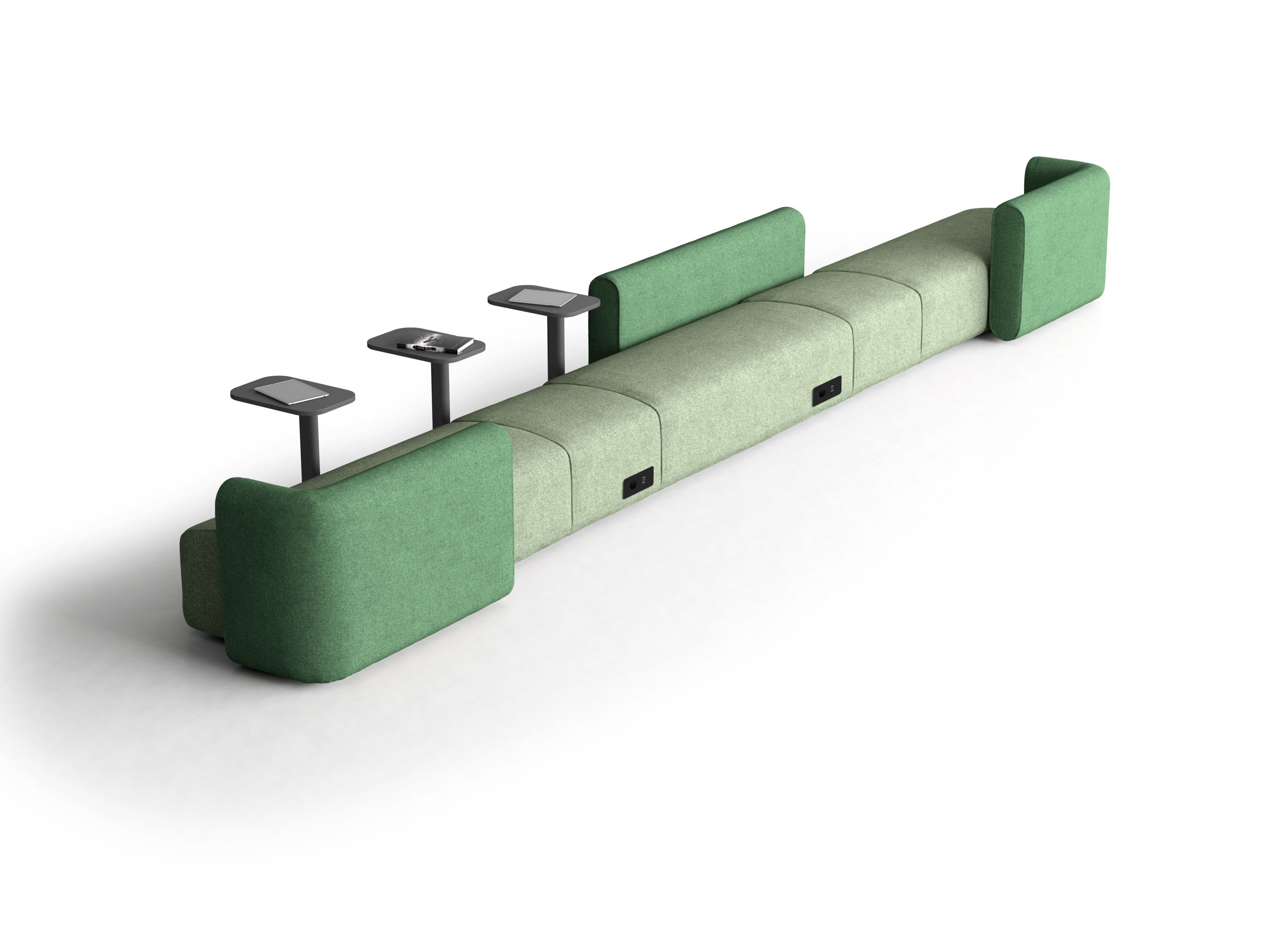 Ткань мягкая модульная скамья для контракта Leyform Noà ARCH-00017966 - Вид №9