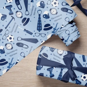 Симфония - Подарочная бумага «Мужской стиль» 100x70 см 89353907