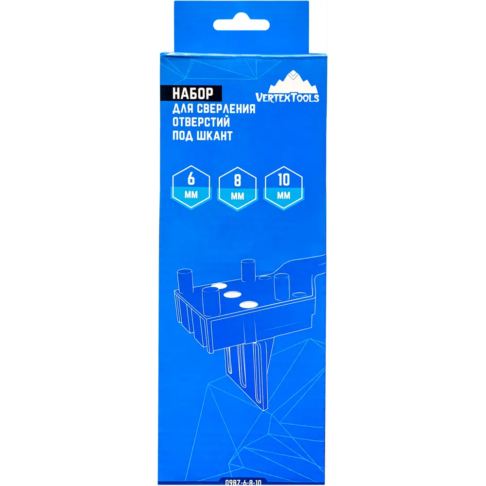 Набор Vertextools для точного сверления отверстий под шканты 6/8/10 мм 87410174 STLM-0073751 - Вид №4