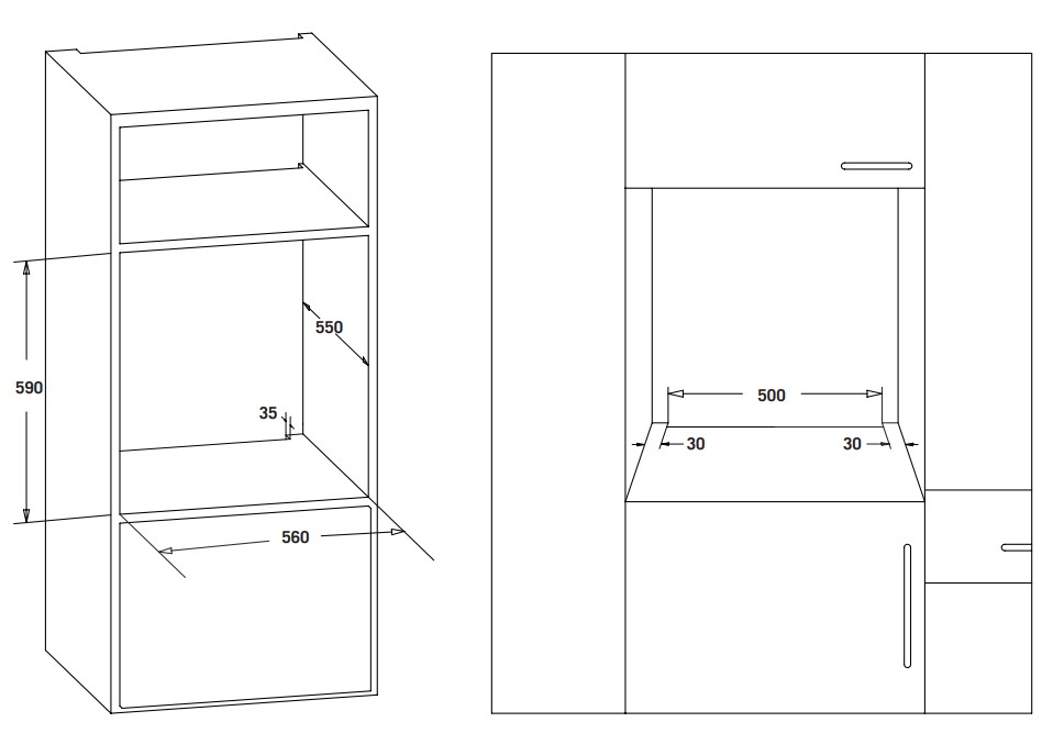 9057806 Электрический духовой шкаф Delvento V6ER16001 бежевый STDN-0002447 - Вид №6