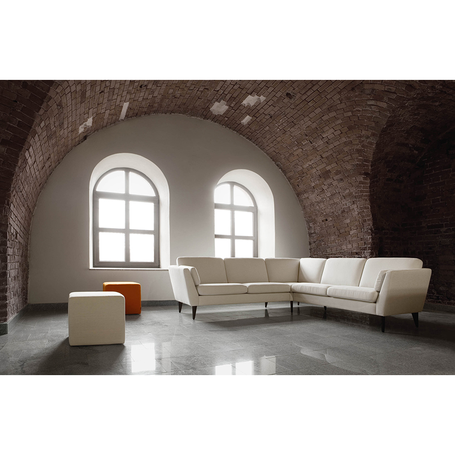 Диван угловой Mynta, правосторонний, серо-бежевый Sits S1448 - Вид №2