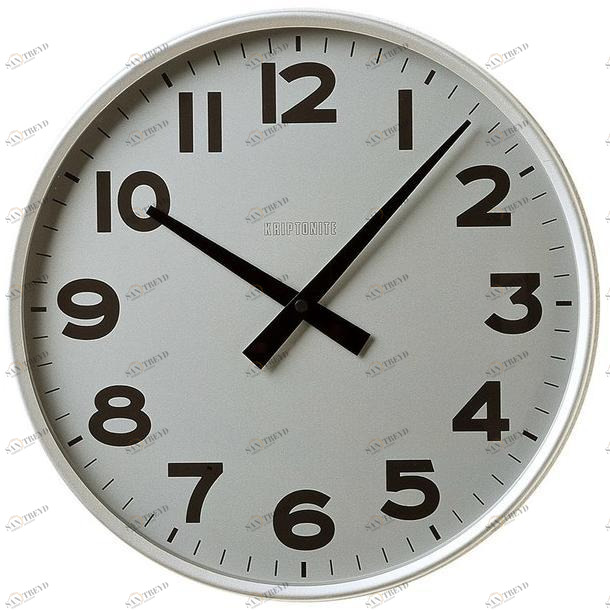 KRIPTONITE Настенные часы из алюминия sun-id-1507109