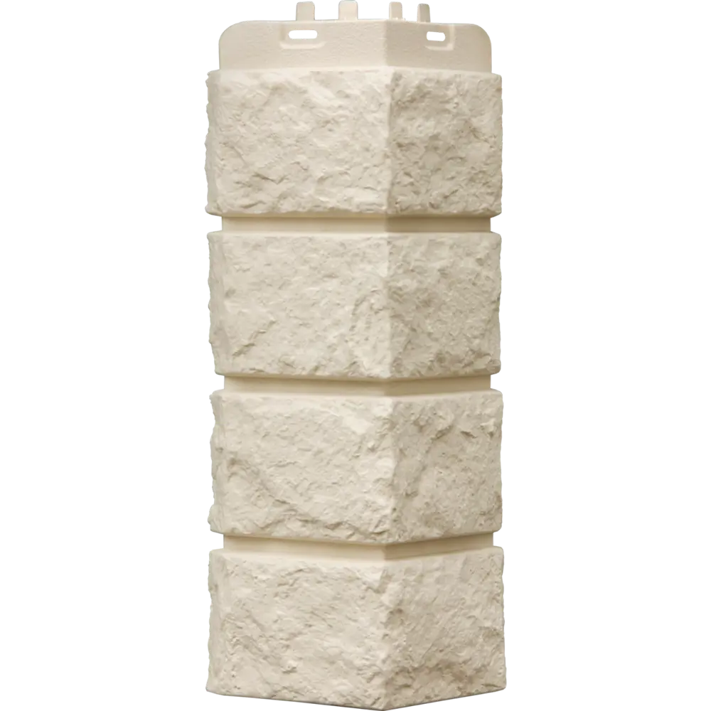 Угол наружный Grand Line Колотый камень цвет молочный STLM-2159877