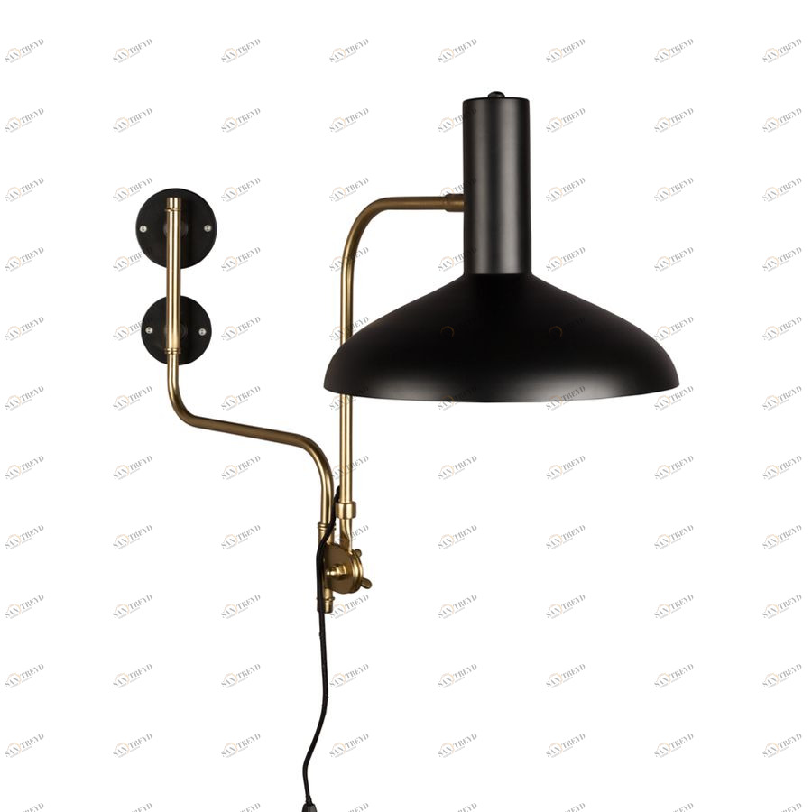 Лампа настенная Devi, черная Dutchbone 5400009