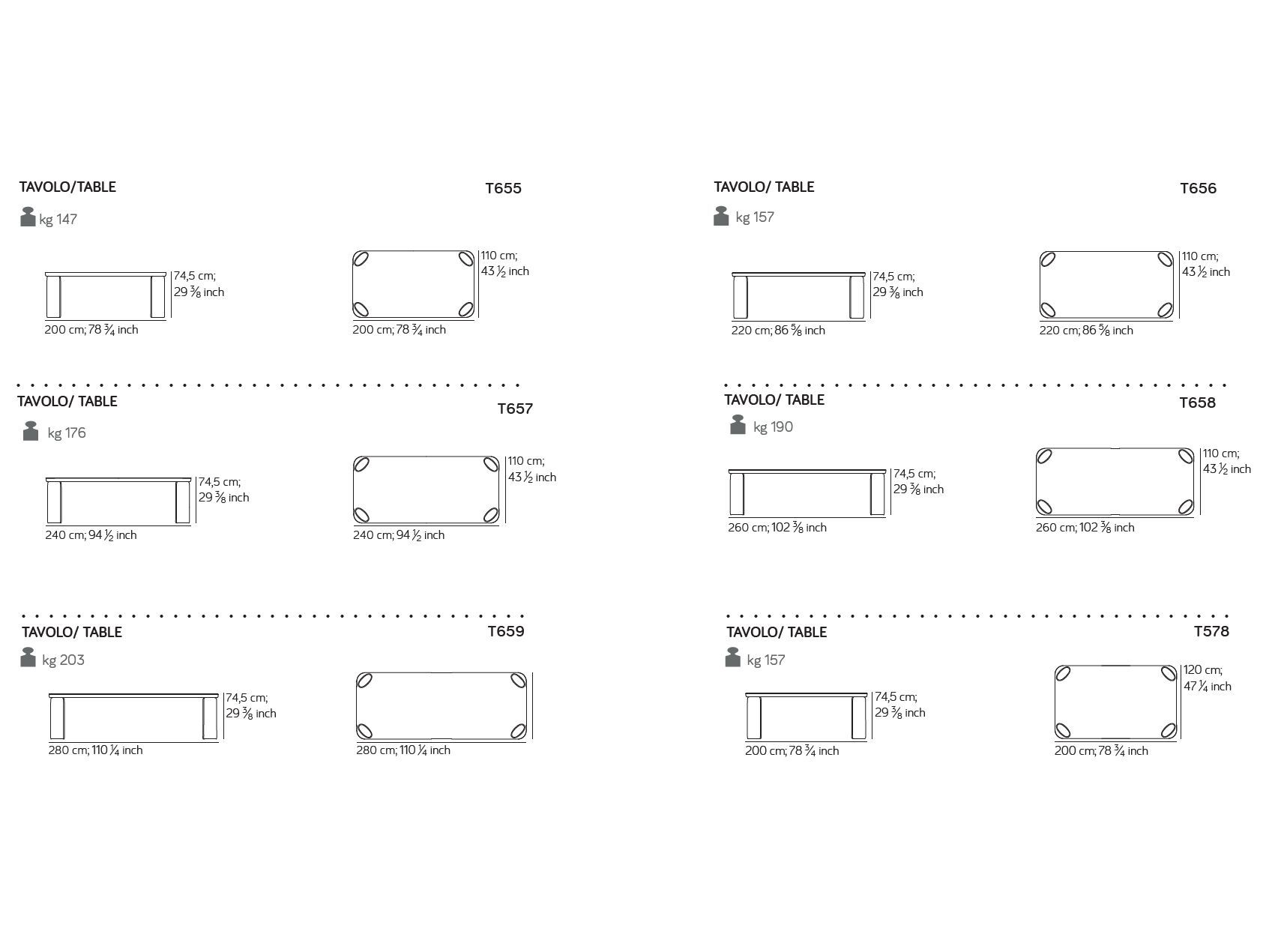 Прямоугольный стол из МДФ Amura MEDITERRANEO ARCH-00027074 - Вид №2