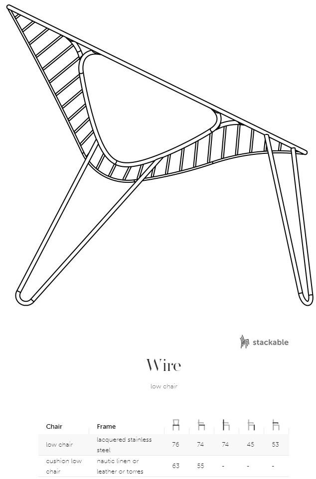 Joli Штабелируемый стул из нержавеющей стали Wire sun-id-1380904 - Вид №21