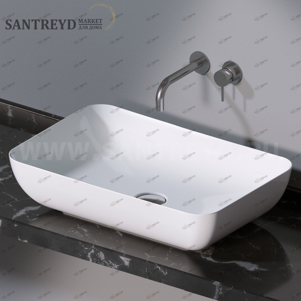 L603100 Накладная раковина на столешницу  прямоугольная A. e T. Italia ELITE AeT ITALIA