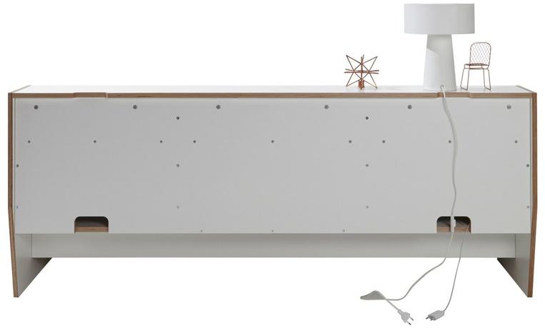 Müller Small Living Лакированная кровать с изголовьем для хранения Slope sun-id-1462550 - Вид №5