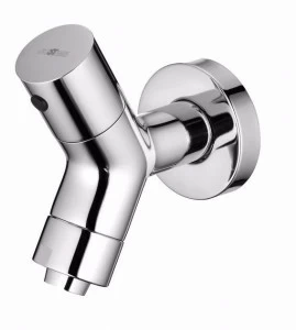 JUSTIME Смеситель для умывальника настенный на одно отверстие из хромированной латуни Yes