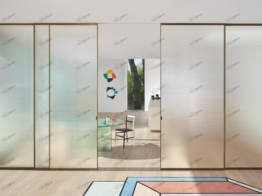 Glas Italia Раздвижная дверь из кристалла с принтом Sherazade sun-id-1438073