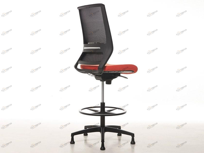 Linea Fabbrica Табурет для офиса, 5 спиц, с подставкой для ног Logica sun-id-1360478