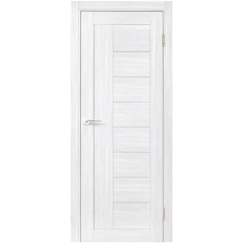 Комплект двери Легда-29.1 глухая 90x200 см Hardflex цвет светло серый с добором 100 мм PORTIKA STLM-2209579