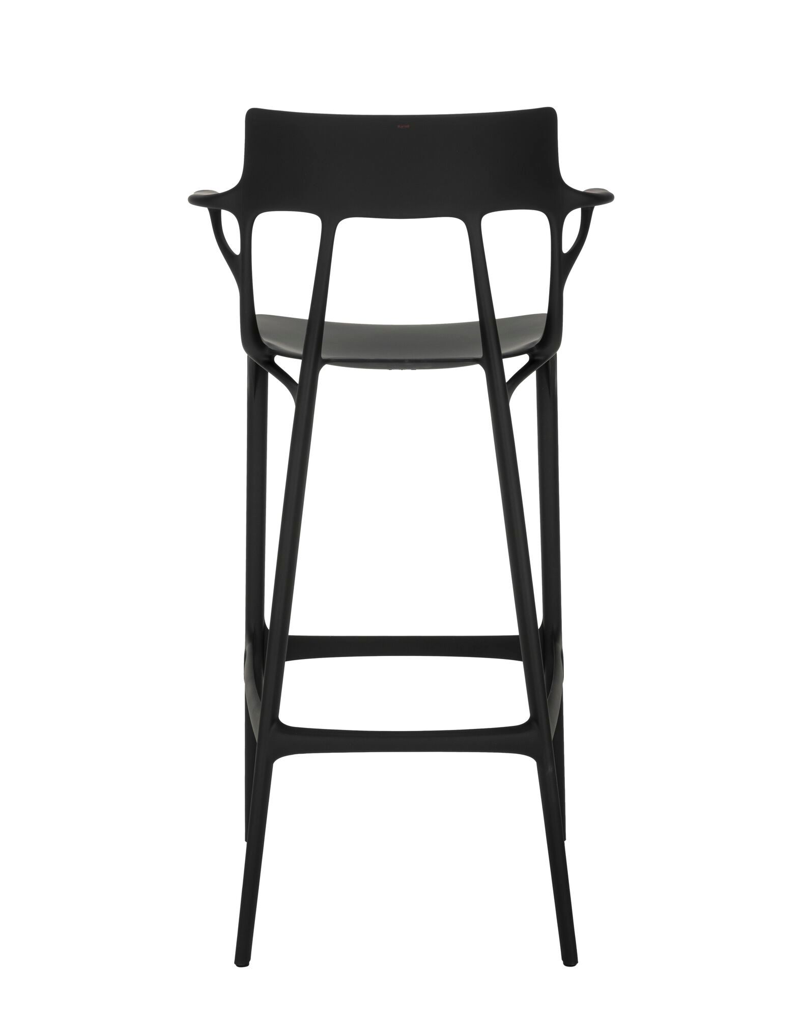 Высокий стул из переработанного инженерного пластика для сада со спинкой Kartell A. I ARCH-00056063 - Вид №19