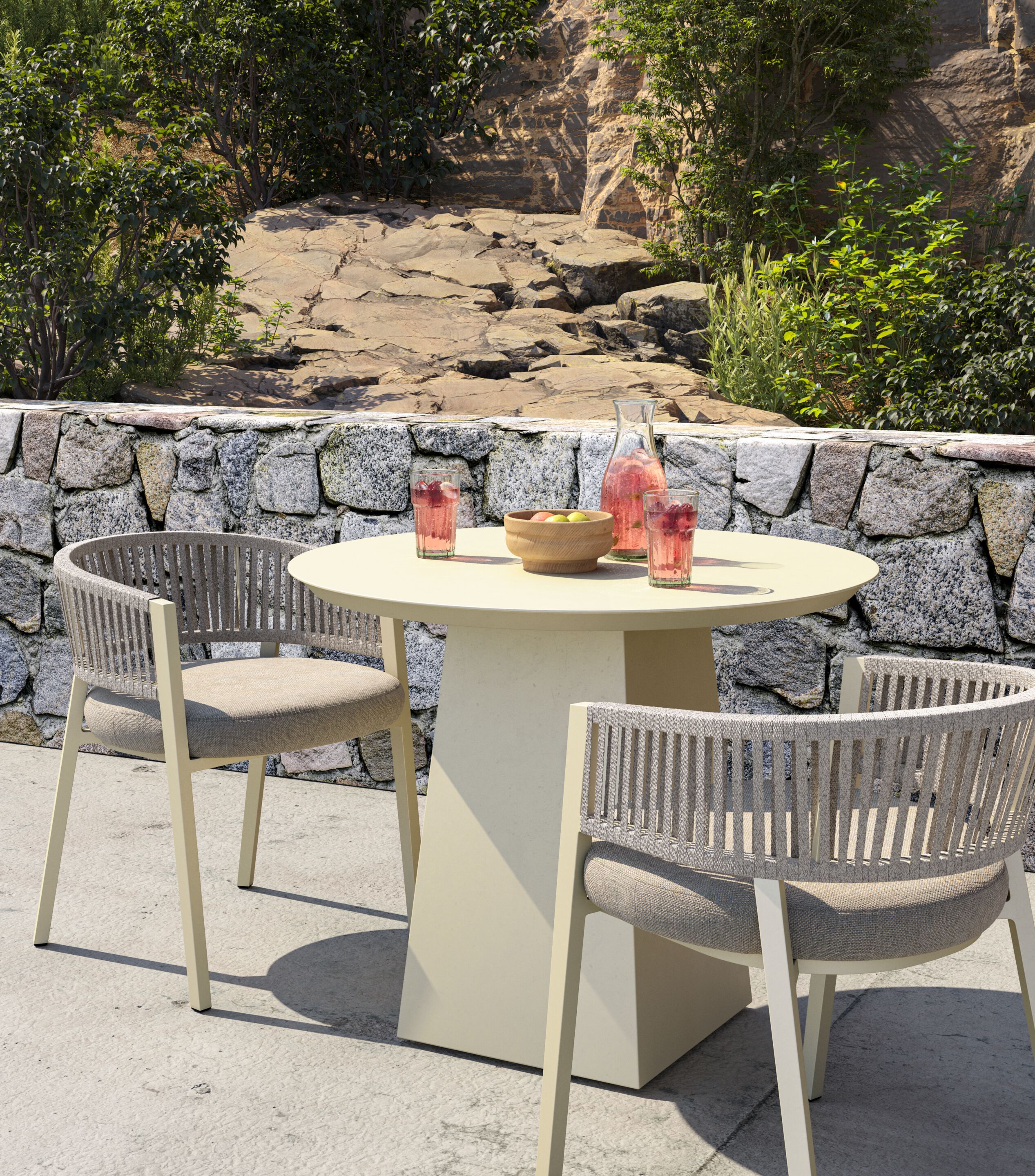 Тканевый стул для сада с металлическим каркасом VINEKO Mia ARCH-00052314 - Вид №5