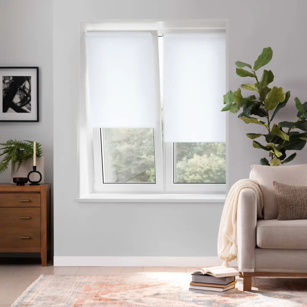 Штора рулонная KREAFORTA Ока 100x160 см белая STLM-2061064 - Вид №7