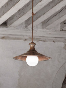 Античная латунь подвесной светильник