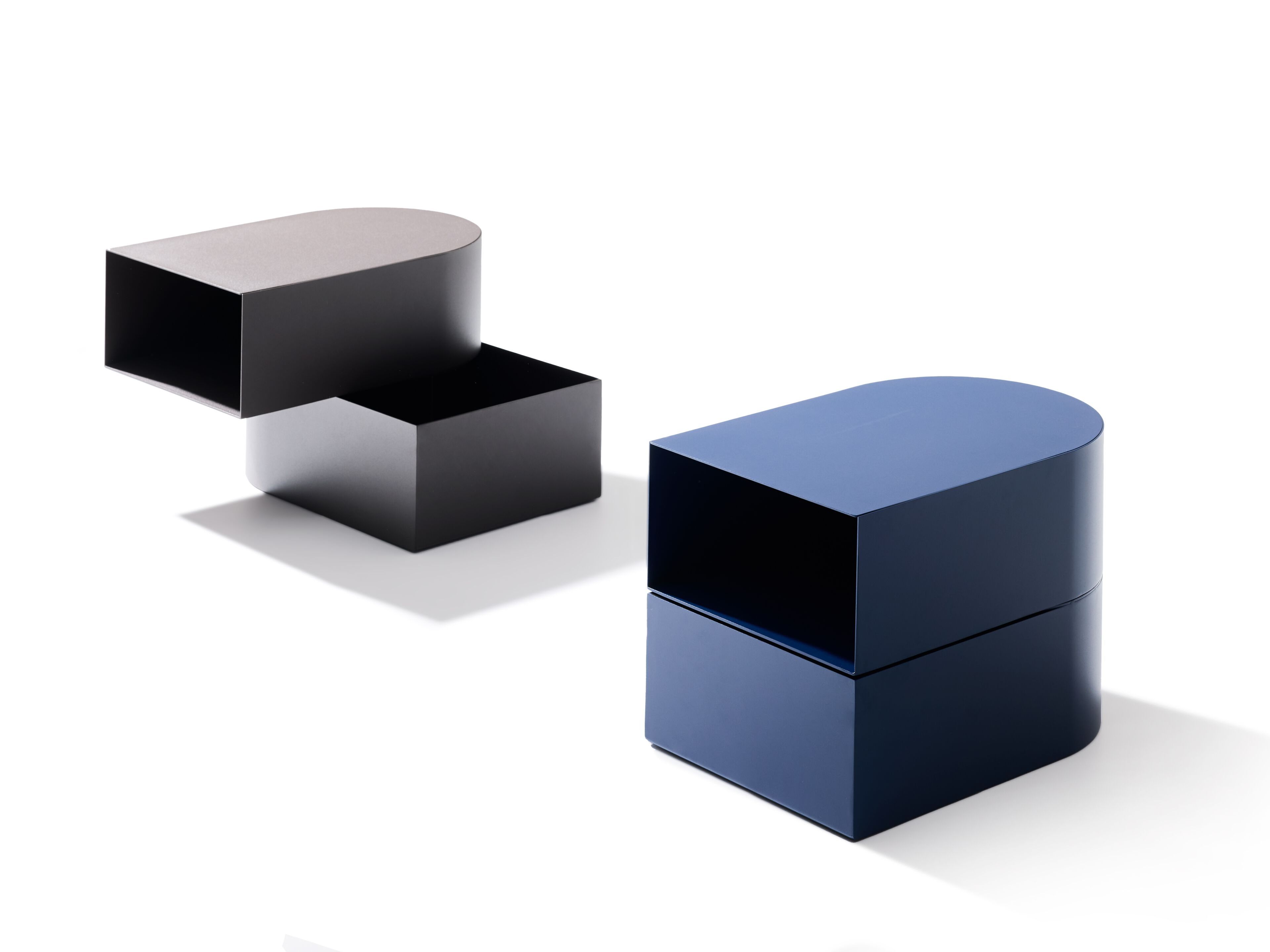 Металлическая прикроватная тумбочка / журнальный столик Bolzan ABSIDE ARCH-00086076