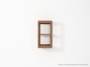 545_1104 Подвесной стеллаж с двойным отделением Karpenter Dæk