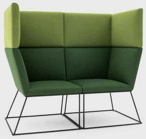 Viganò 2-х местный тканевый диван с высокой спинкой George