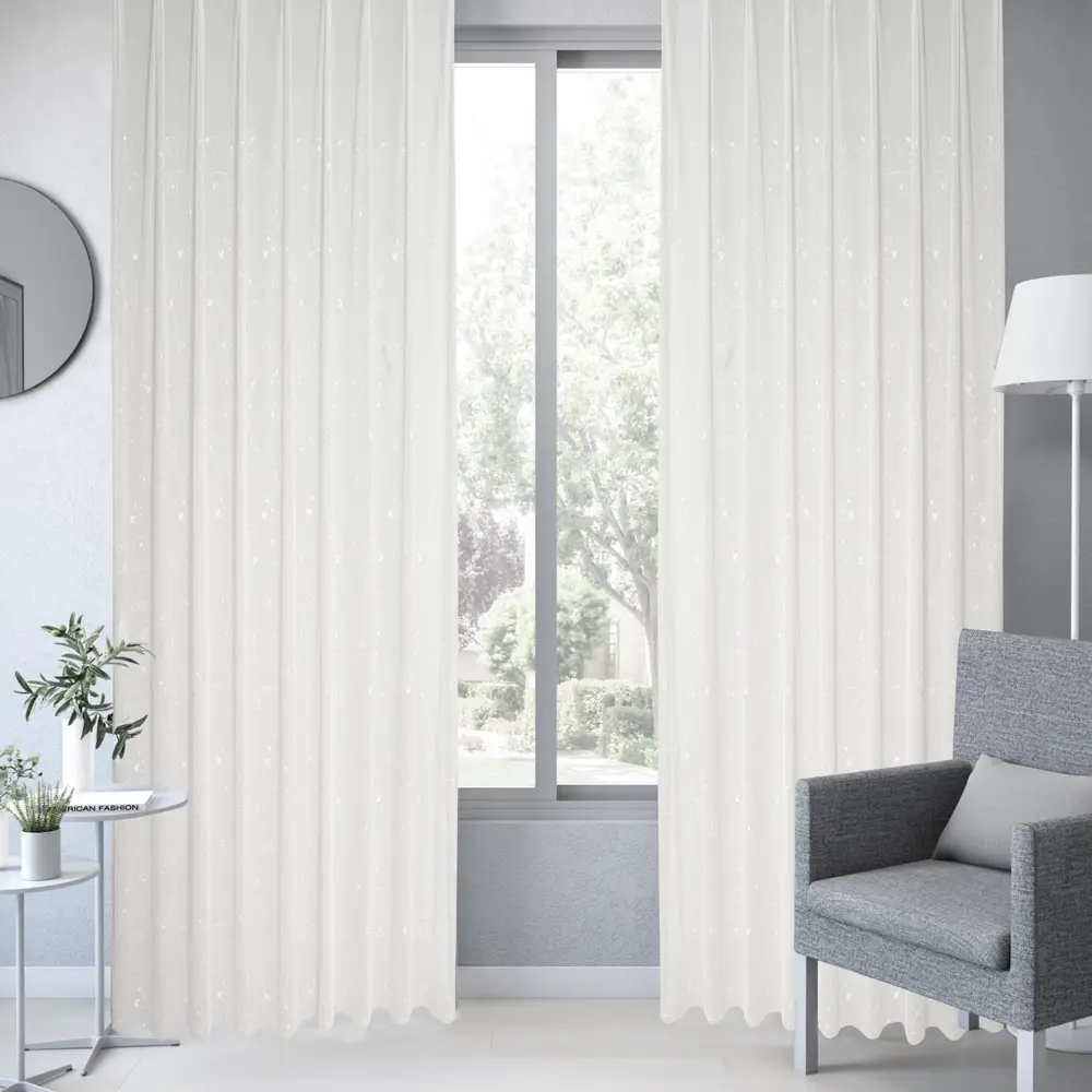 Тюль на ленте Folingo 250x280 см цвет белый 83407067 STLM-2028865 INSPIRE  - Вид №3