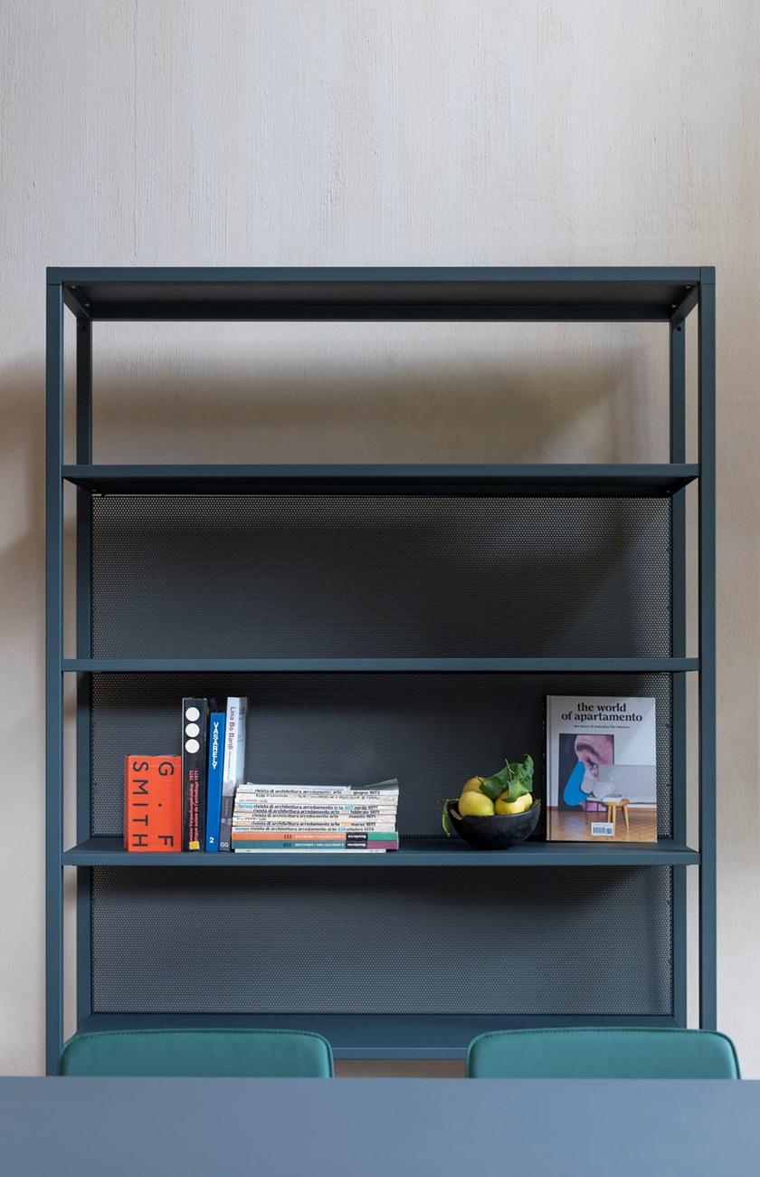 ONDARRETA Модульный двухсторонний книжный шкаф из металла Dry sun-id-1471629 - Вид №6