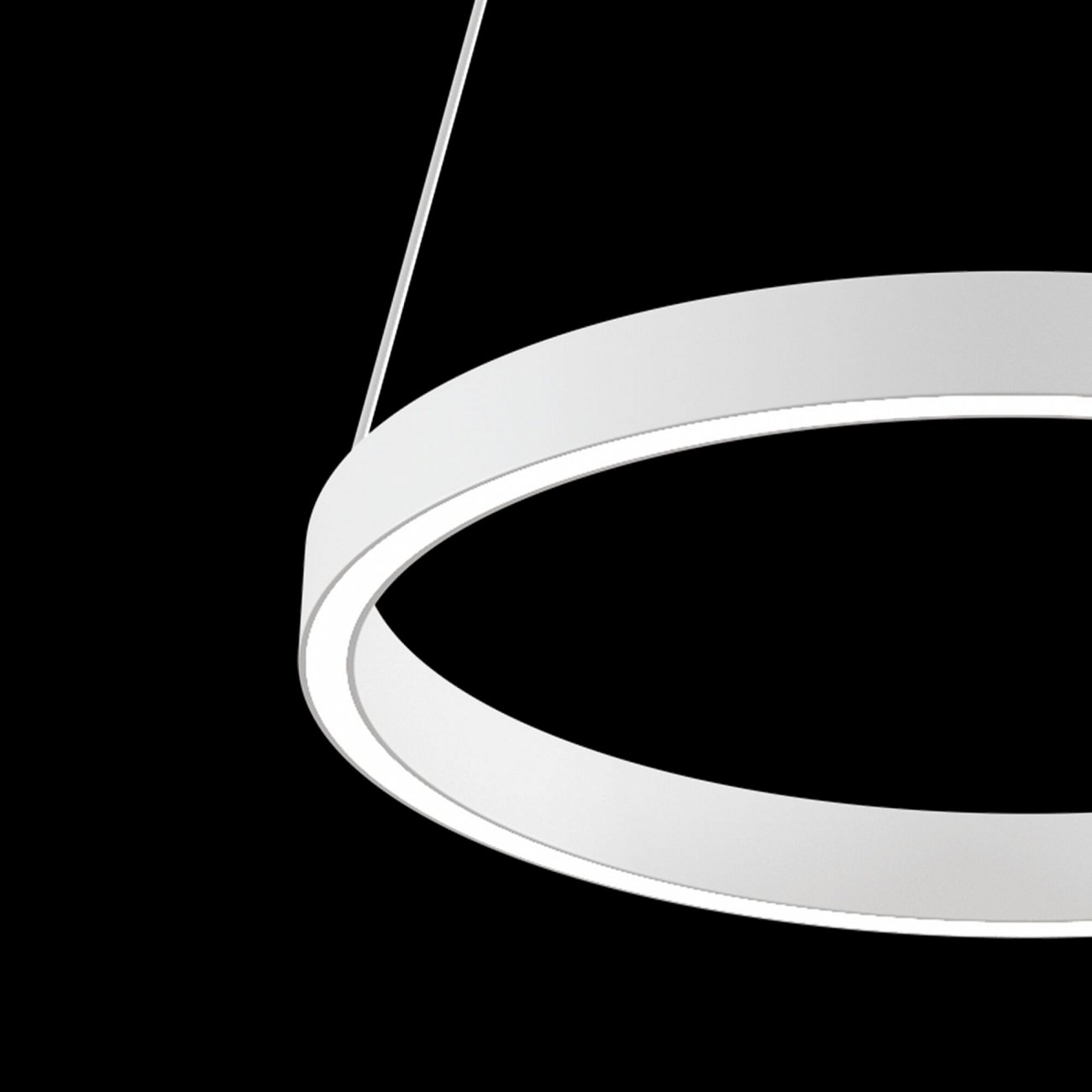 Светильник подвесной светодиодный с алюминиевым плафоном 40 см белый Rim MOD058PL-L22W4K TECHNICAL TECHNICAL 00-3957051 Белый  - Вид №4