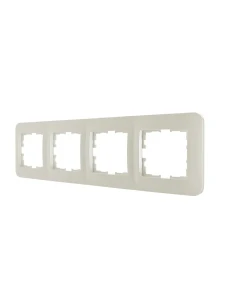 ASTI Рамка 4-ая горизонтальная б/вст жемчужно-белый перламутр