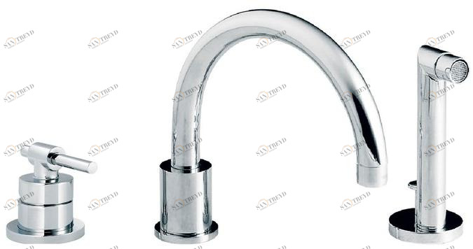 rvb Набор для ванны, однорычажный, с ручным душем, 3 отверстия Dynamic 4527.11.71