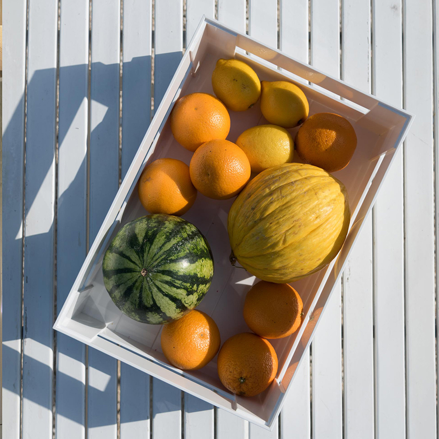 170201100 Ящик для хранения tidy&store 45х31х15 см, белый Guzzini  - Вид №4