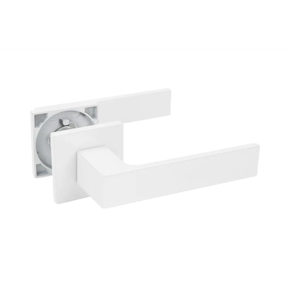 Дверная ручка на розетке Edson EDS-25-Q2 без запирания цвет белый 89456842 STLM-2111691 