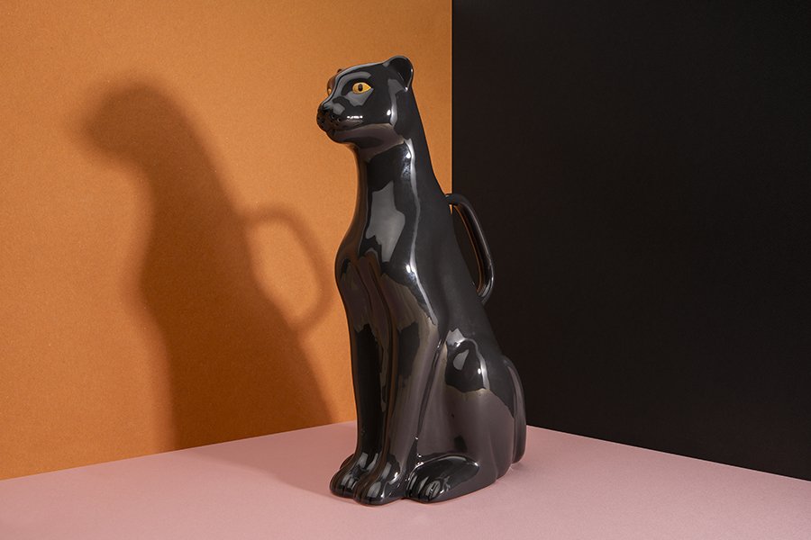 Лейка черная керамическая Urban Jungle Panther DOIY  00-3871333 Черный  - Вид №3