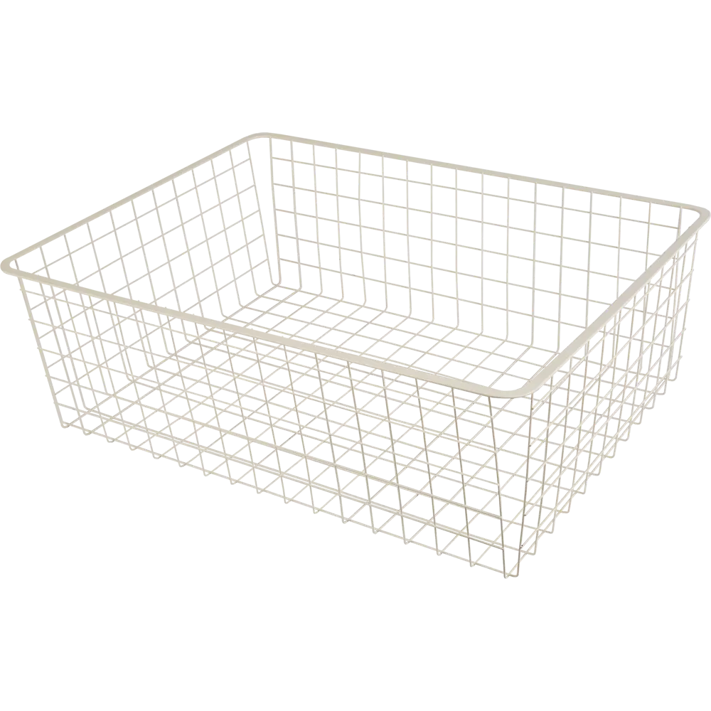 LARVIJ Корзина для стеллажа бежевая 55.5x41x18.5 см 84804131 STLM-0055424