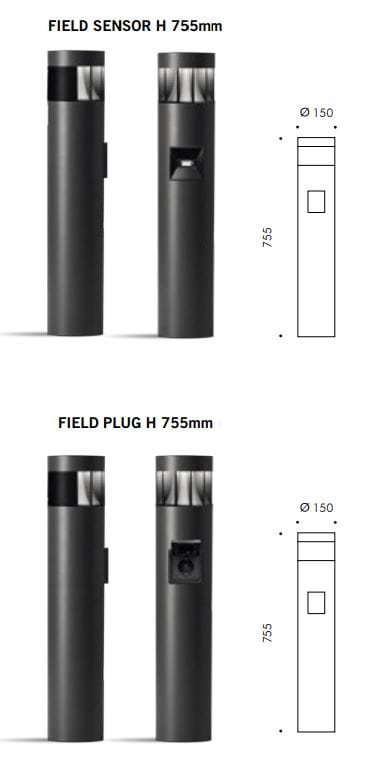 Алюминиевый светодиодный световой столб SIMES Field ARCH-00023214 - Вид №9