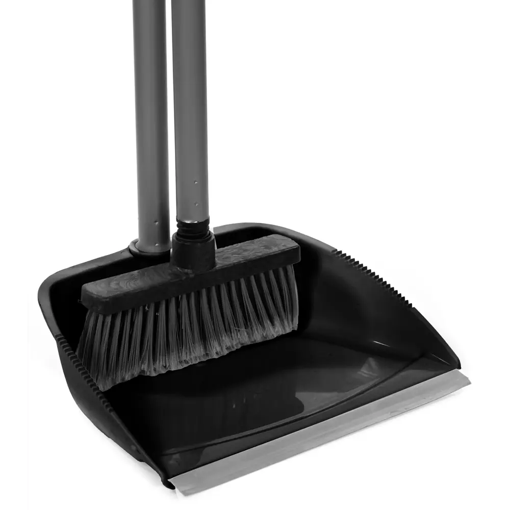 Набор для уборки Inloran: совок и щетка с эргономичной ручкой 80 см 89358712 STLM-1410759 - Вид №1