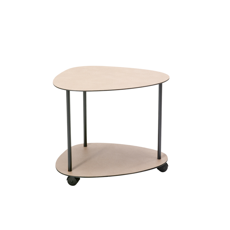 983473 Hippo sand журнальный столик двухъярусный 38х38х44см;LIND DNA 