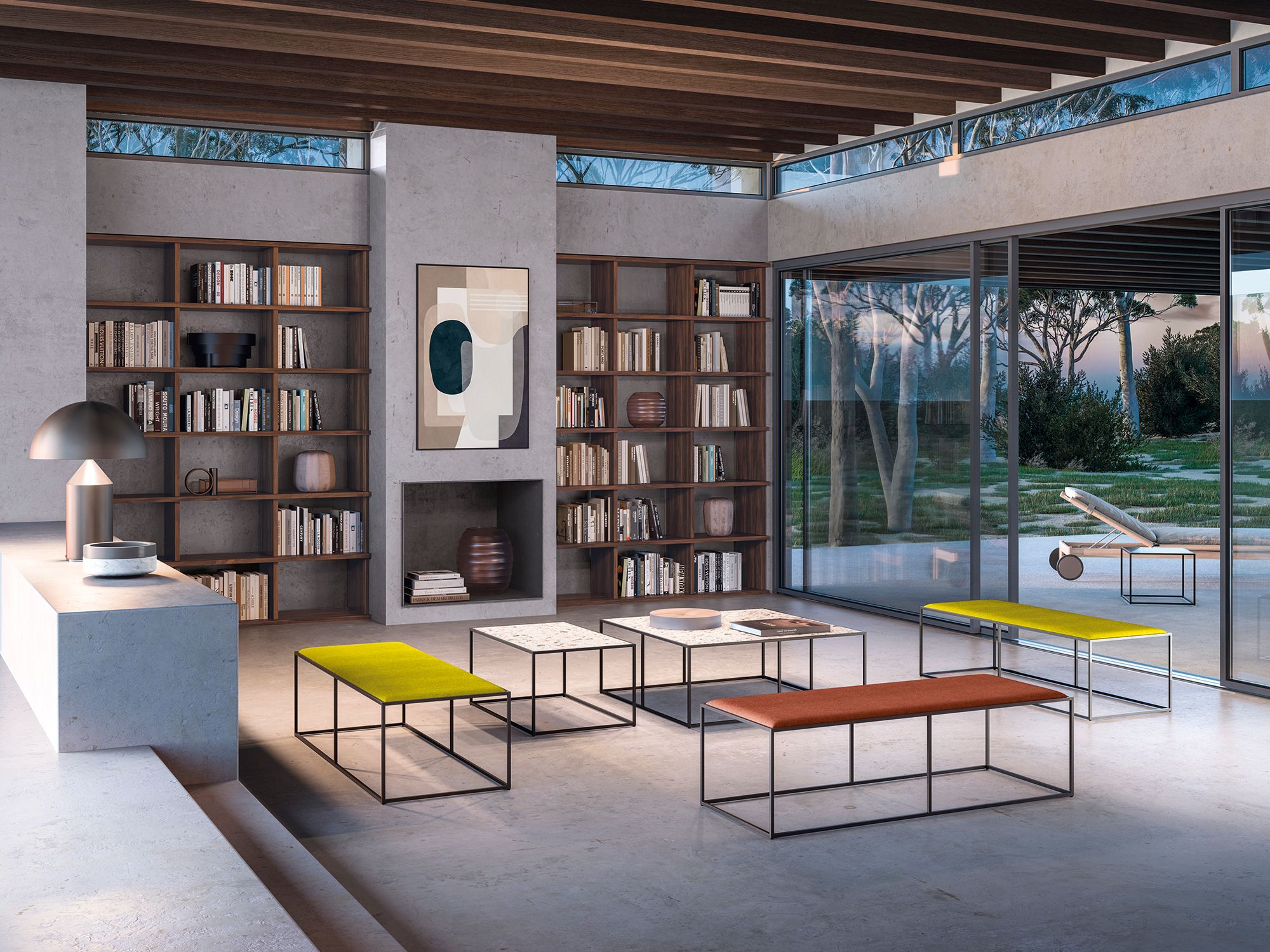 Металлический журнальный столик Felis Комплементы ARCH-00011158 - Вид №2