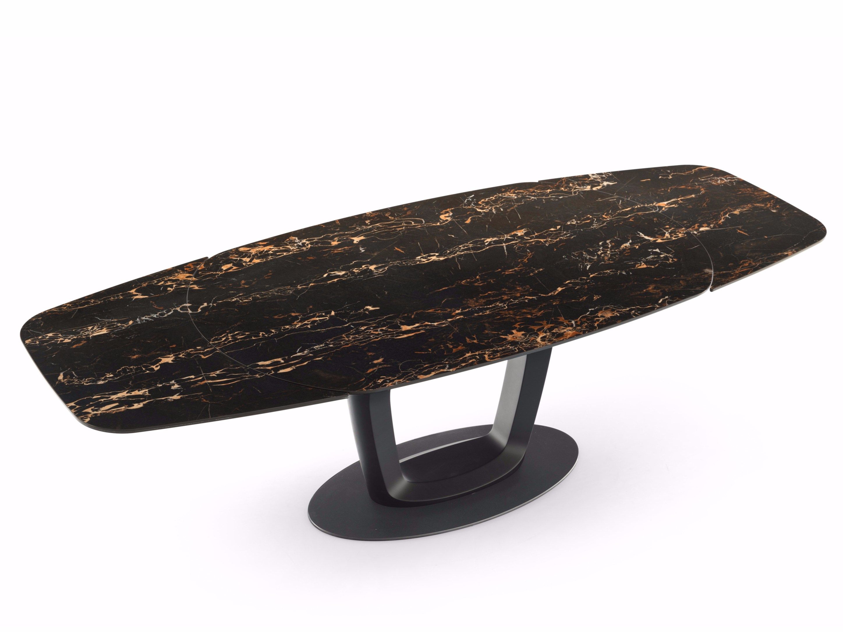 Выдвижной стол с керамической столешницей с мраморным эффектом Calligaris ORBITAL ARCH-00053556