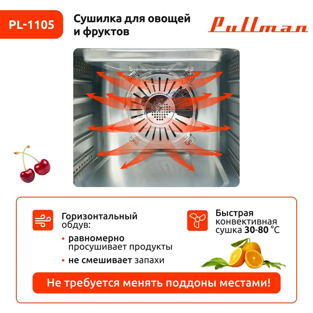 Дегидратор Santreyd PL-1105 с 11 поддонами для здорового питания 86989646 STLM-0072672 - Вид №6