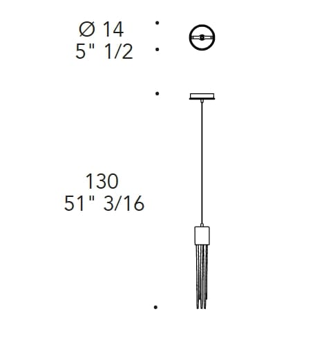 Светодиодный подвесной светильник из муранского стекла REFLEX ICE ARCH-00005293