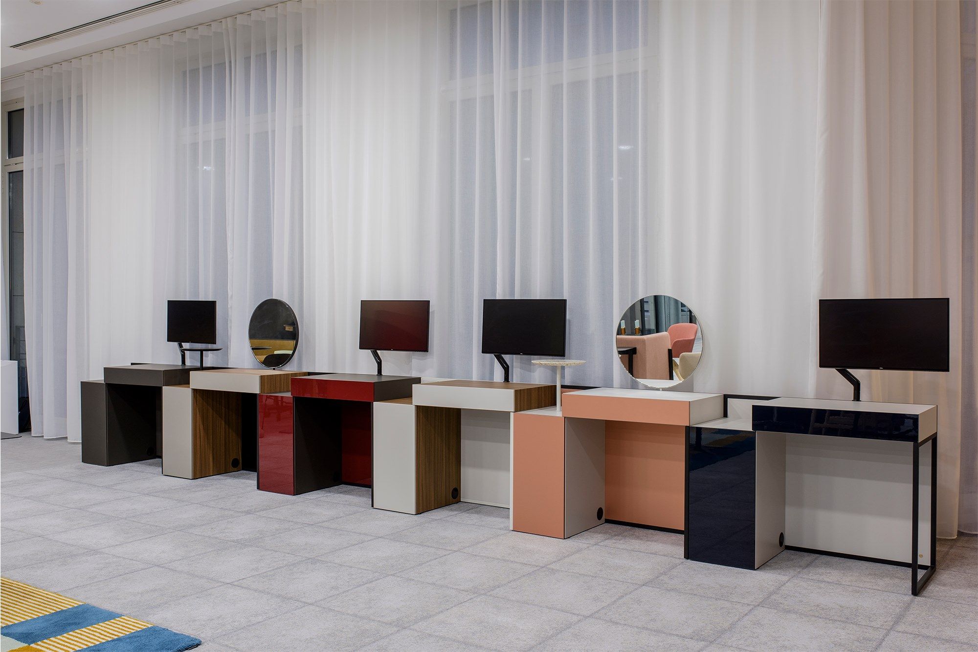 Деревянный письменный стол для ПК с ящиками Cider Edition STUDIÖ ARCH-00098796 - Вид №3