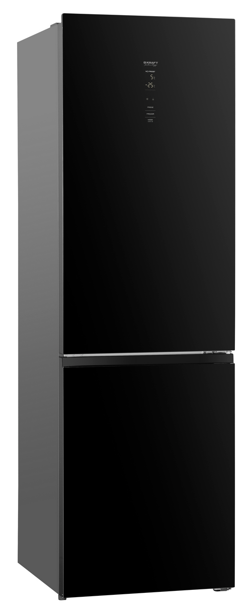 9069500 Холодильник с морозильником   KRAFT Technology TNC-NF404BG черный STDN-0011952
